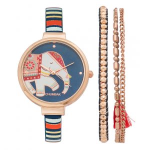 Regal Elephant Watch with Bracelet - Chumbak